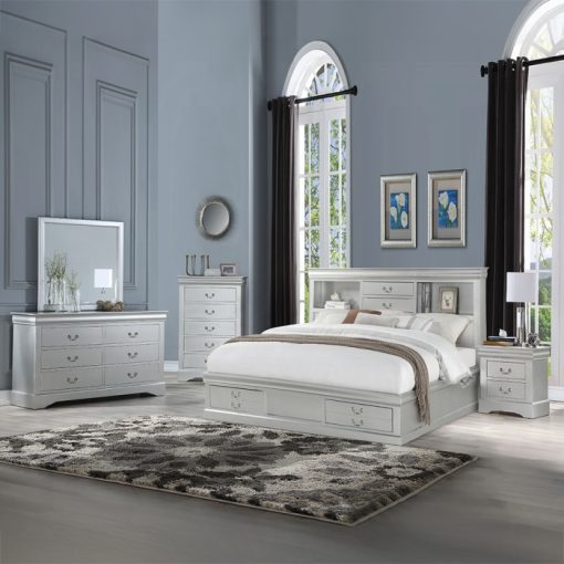 Acme Louis Philippe III Bed w/Storage - Image 22