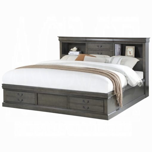 Acme Louis Philippe III Bed w/Storage - Image 25