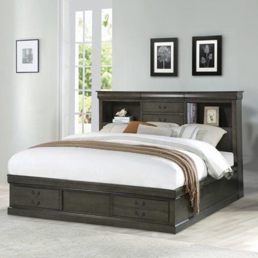Acme Louis Philippe III Bed w/Storage - Image 24