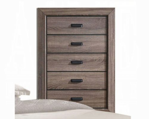 Acme Lyndon Weathered Gray Grain Chest