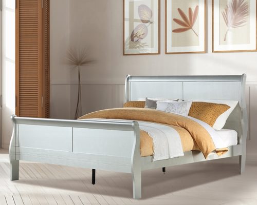 Acme Louis Philippe Platinum Bed