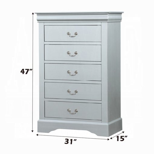 Acme Louis Philippe 5 Drawer Chest - Image 8