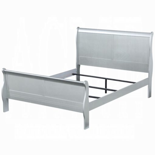 Acme Louis Philippe Platinum Twin Bed - Image 2