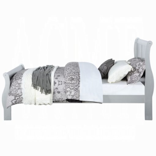 Acme Louis Philippe Platinum Twin Bed - Image 4