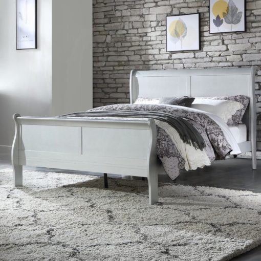 Acme Louis Philippe Platinum Twin Bed