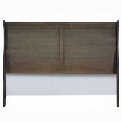 Acme Louis Philippe Dark Gray Eastern King Bed - Image 5