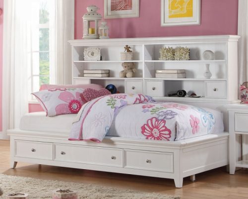 Acme Lacey White Daybed w/Storage