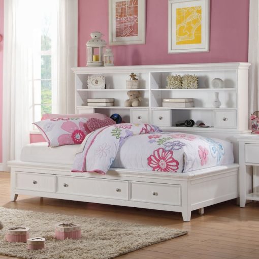 Acme Lacey White Daybed w/Storage