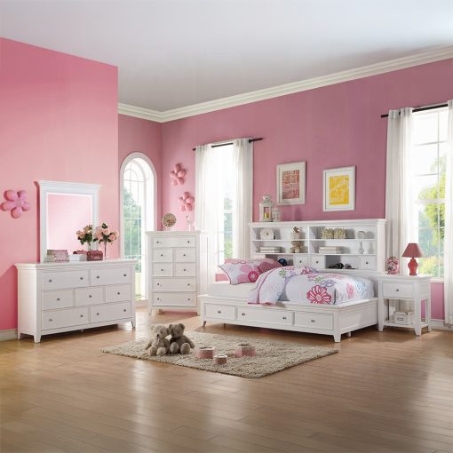 Acme Lacey White Daybed w/Storage - Image 5