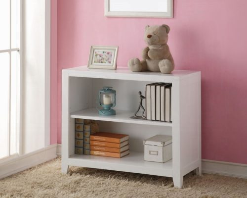 Acme Lacey White Bookcase