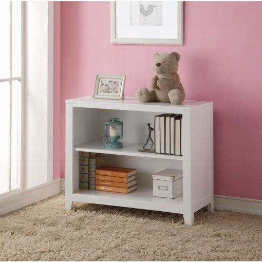 Acme Lacey White Bookcase