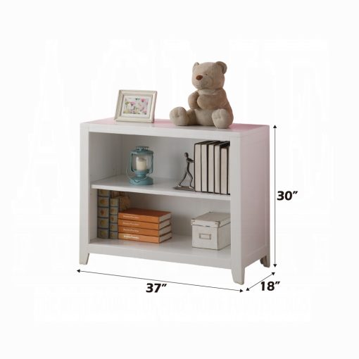 Acme Lacey White Bookcase - Image 3