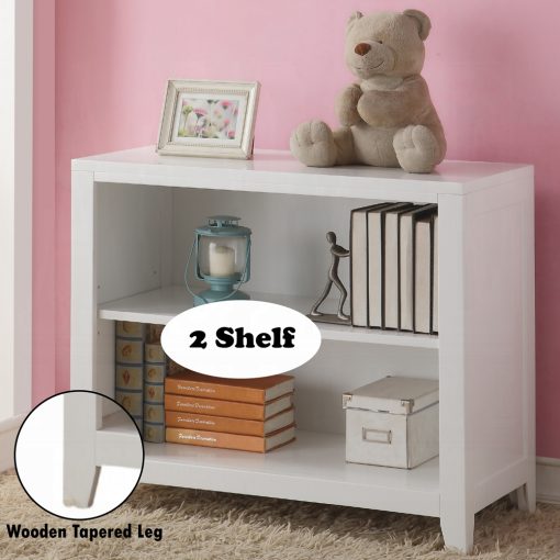 Acme Lacey White Bookcase - Image 4