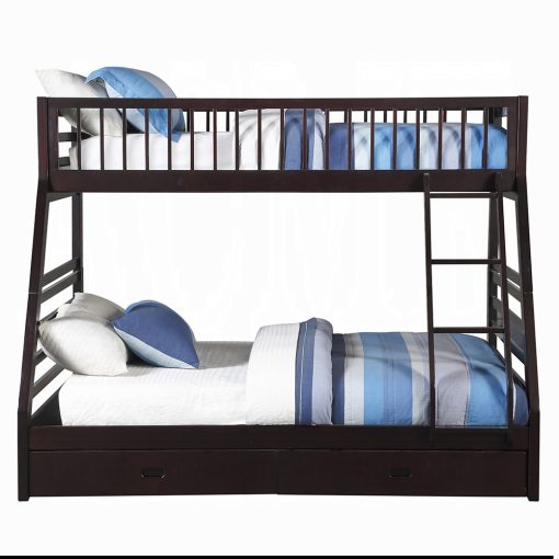 Acme Jason (XL) Espresso Bunk Bed (T XL/Q) w/Storage - Image 5