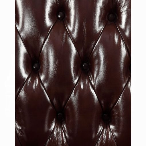 Acme Forsythia Espresso Top Grain Leather Match & Walnut Chair - Image 6
