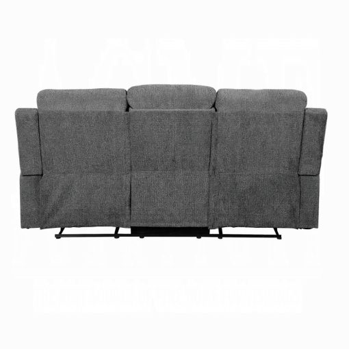 Acme Kalen Gray Chenille Motion Sofa - Image 5