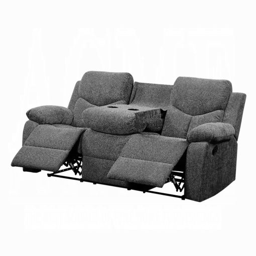 Acme Kalen Gray Chenille Motion Sofa - Image 6