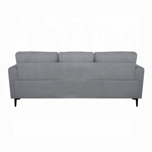 Acme Kyrene Light Gray Linen Sofa - Image 5