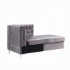Acme Jaszira Gray Velvet Modular - Chaise