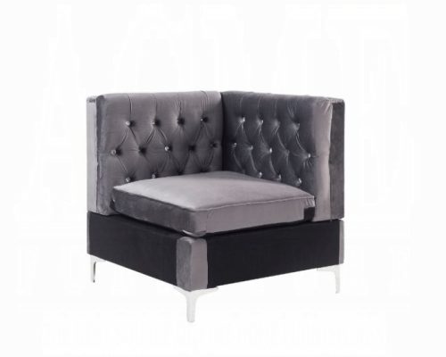 Acme Jaszira Gray Velvet Modular - Wedge