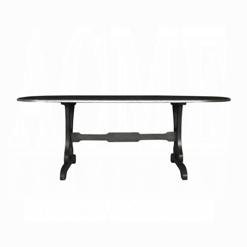 Acme House Beatrice Charcoal Dining Table - Image 3