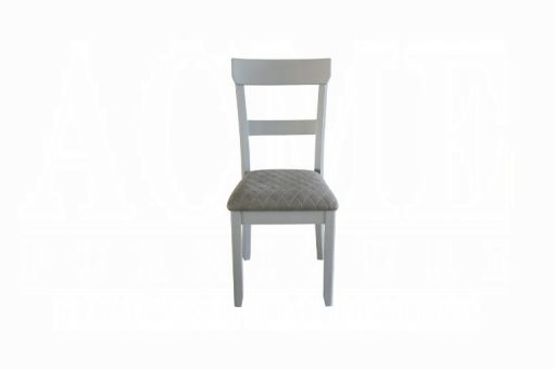 Acme House Marchese Two Tone Gray Fabric & Pearl Gray Side Chair -  Set of 2 - Image 8