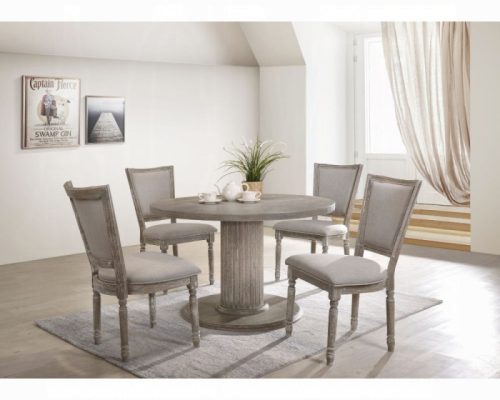Acme Gabrian Reclaimed Gray Dining Table