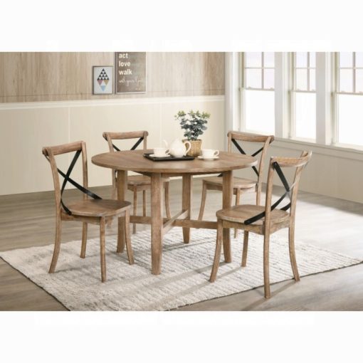 Acme Kendric Rustic Oak Dining Table