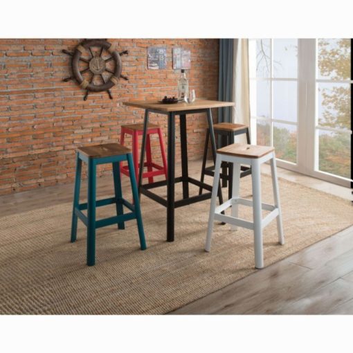 Acme Jacotte Natural & Black Bar Table
