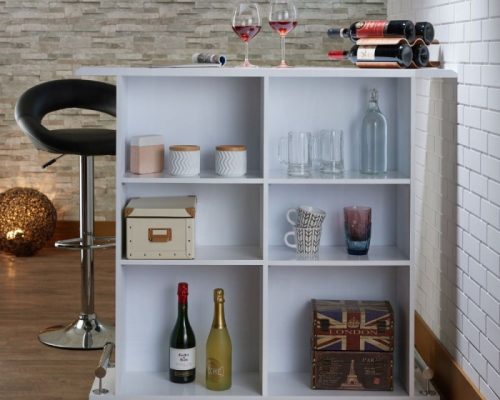 Acme Kite White High Gloss Bar Table