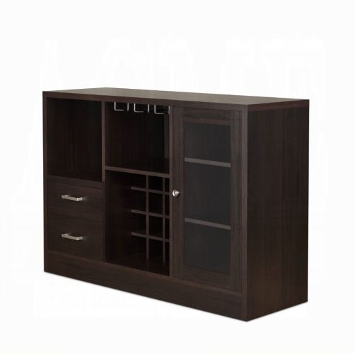 Acme Hazen Espresso Wine Cabinet - Image 2