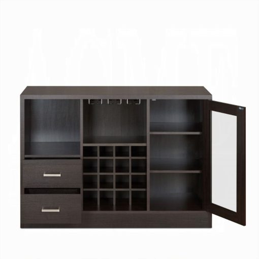 Acme Hazen Espresso Wine Cabinet - Image 5