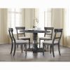 Acme Leventis Weathered Gray Round Dining Table