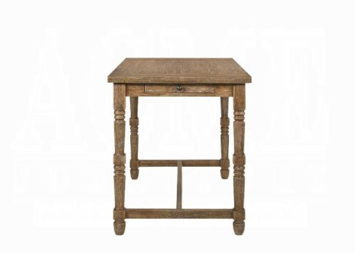 Acme Farsiris Weathered Oak Counter Height Table - Image 4
