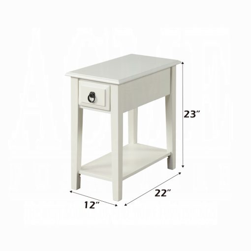 Acme Jeana White Accent Table - Image 5