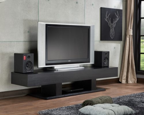 Acme Follian Black TV Stand