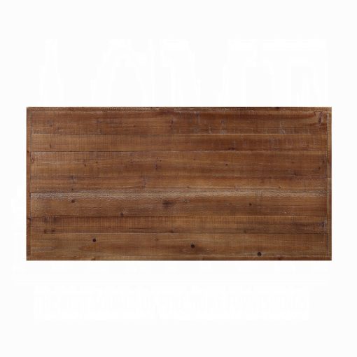 Acme Ikram Weathered Oak & Sandy Black Coffee Table - Image 5