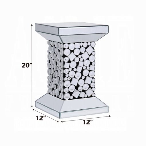 Acme Kachina Mirrored & Faux Gems End Table - Image 5