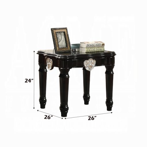Acme Ernestine Black End Table - Image 2