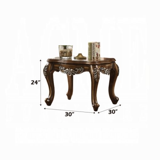 Acme Latisha Antique Oak End Table - Image 2