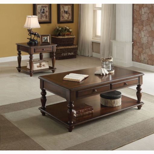 Acme Farrel Walnut Coffee Table with Lift Top