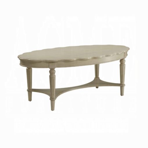 Acme Fordon Antique White Coffee Table - Image 2