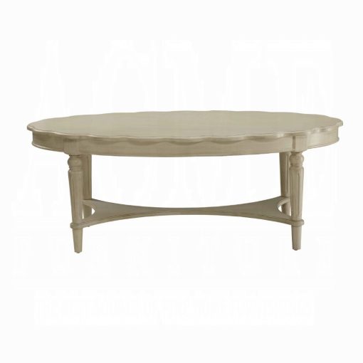 Acme Fordon Antique White Coffee Table - Image 3
