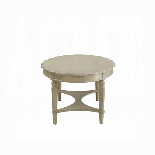 Acme Fordon Antique White Coffee Table - Image 4