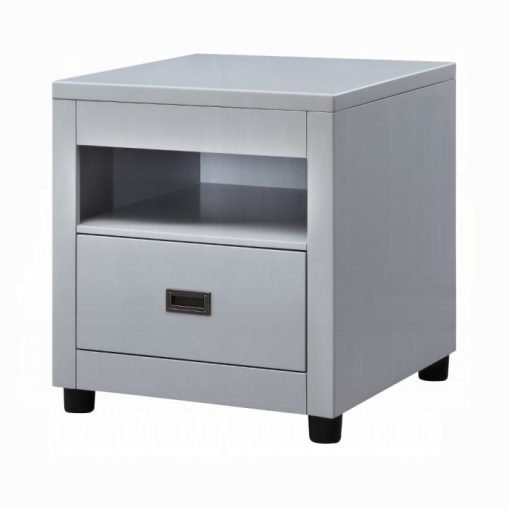Acme Eleanor Dove Gray End Table