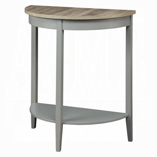 Acme Justino Natural Oak & Gray Console Table - Image 2