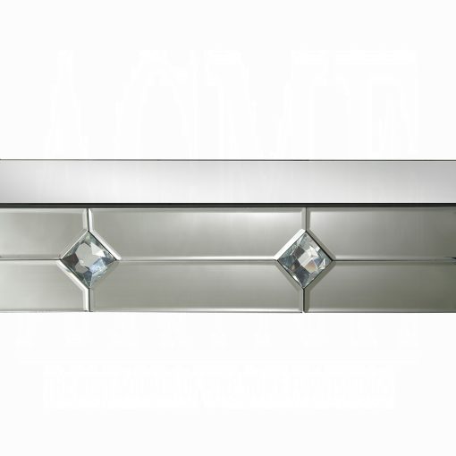 Acme Hessa Mirrored & Faux Rhinestone Console Table - Image 4