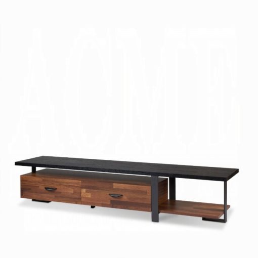 Acme Elling Walnut & Black TV Stand - Image 2