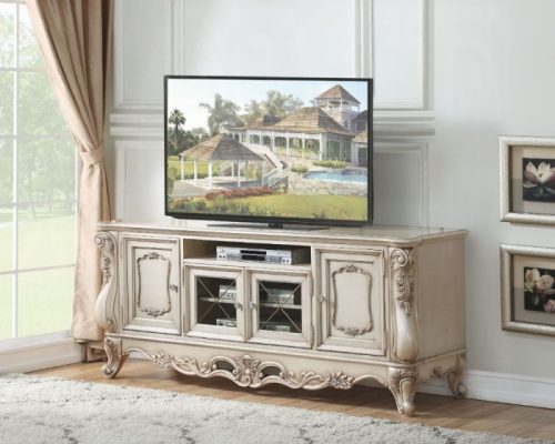 Acme Gorsedd Golden Ivory TV Stand