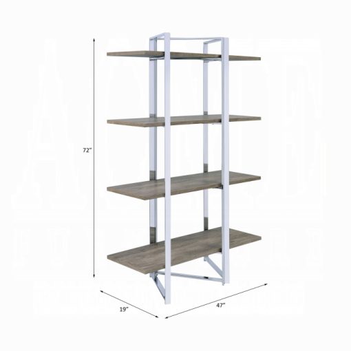 Acme Libby Chrome BookShelf - Image 2